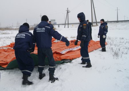 На трассе М-4 «Дон» развернуты пункты обогрева На трассе М-4 «Дон» развернуты пункты обогрева